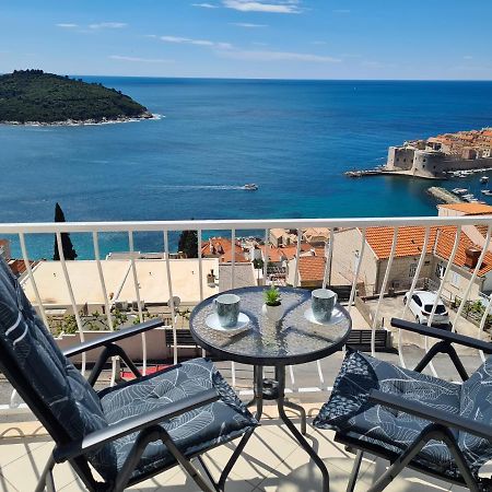 Panoramic Sea And Old Town View Dubrovnik Apartment Ngoại thất bức ảnh