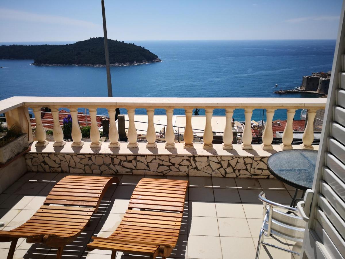 Panoramic Sea And Old Town View Dubrovnik Apartment Ngoại thất bức ảnh
