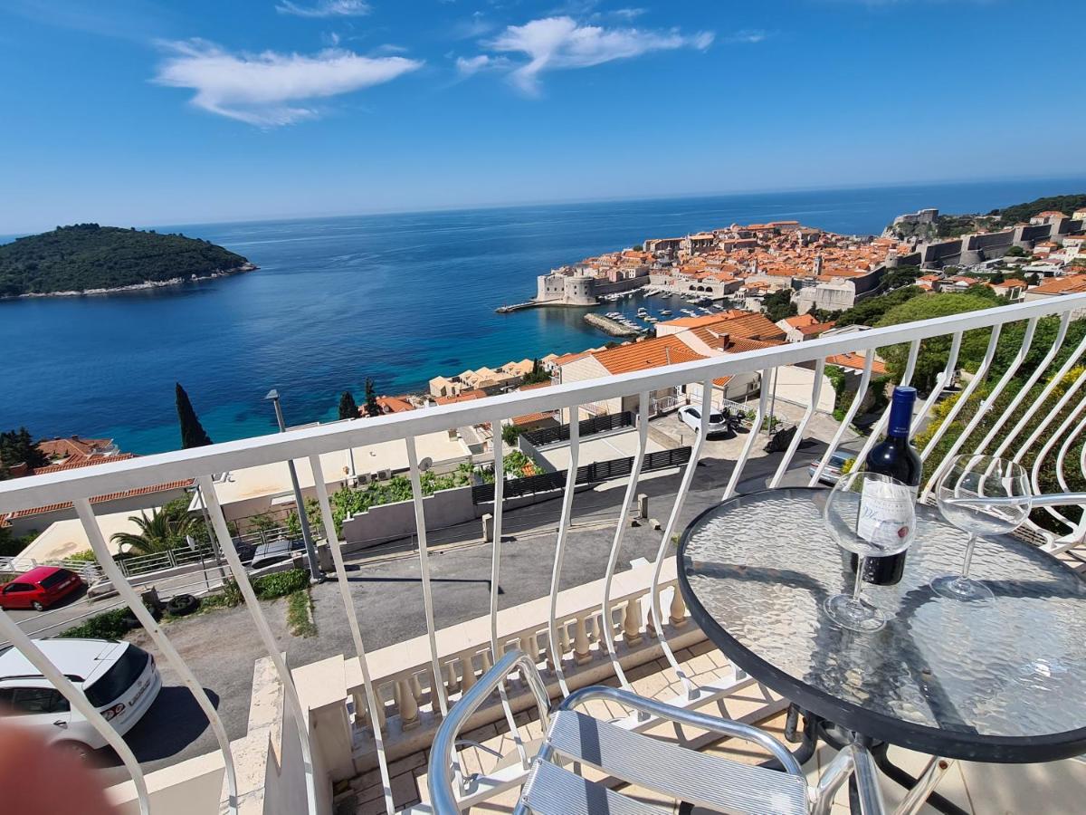 Panoramic Sea And Old Town View Dubrovnik Apartment Ngoại thất bức ảnh